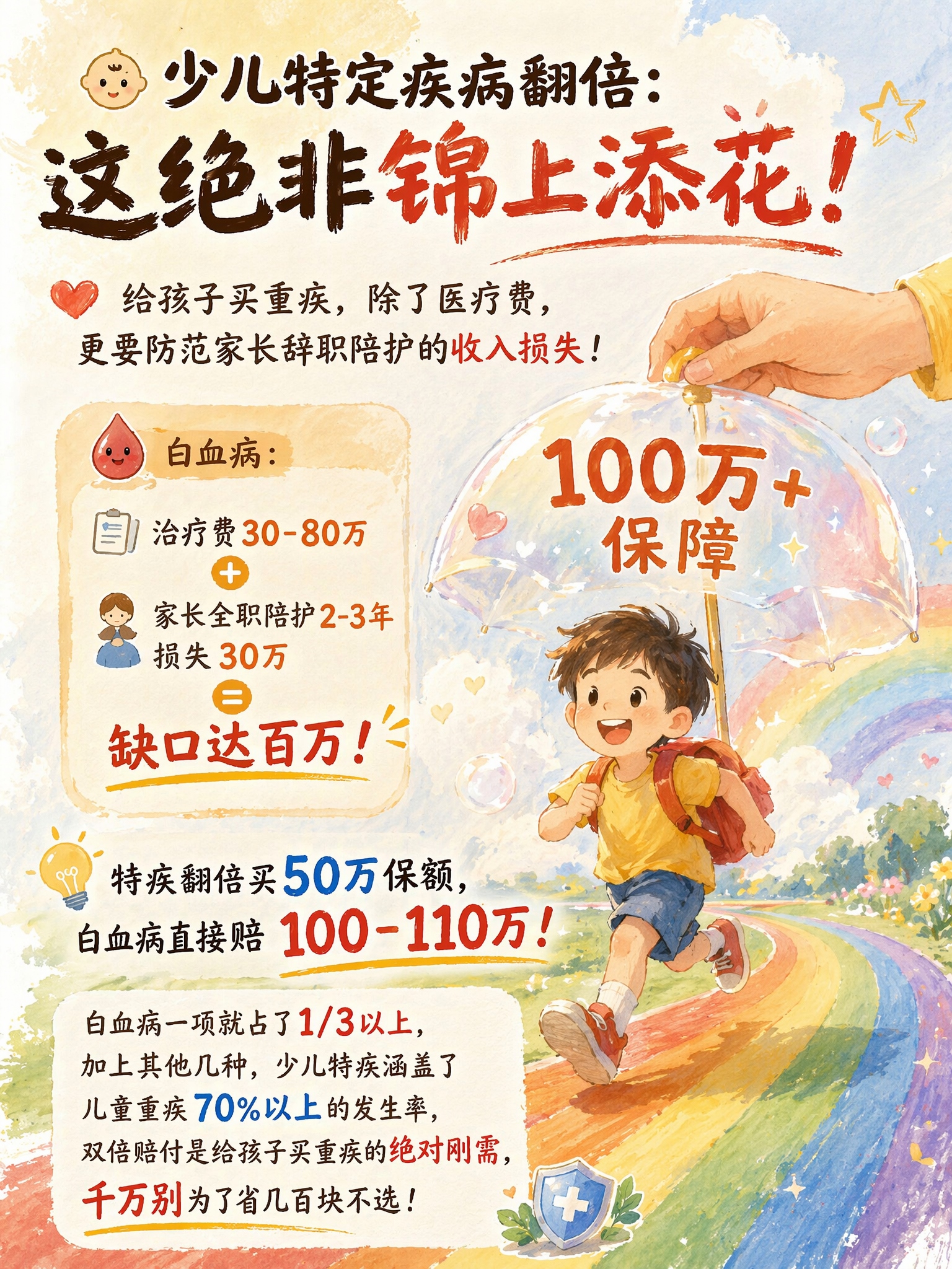 少儿特定疾病翻倍:这绝非锦上添花!