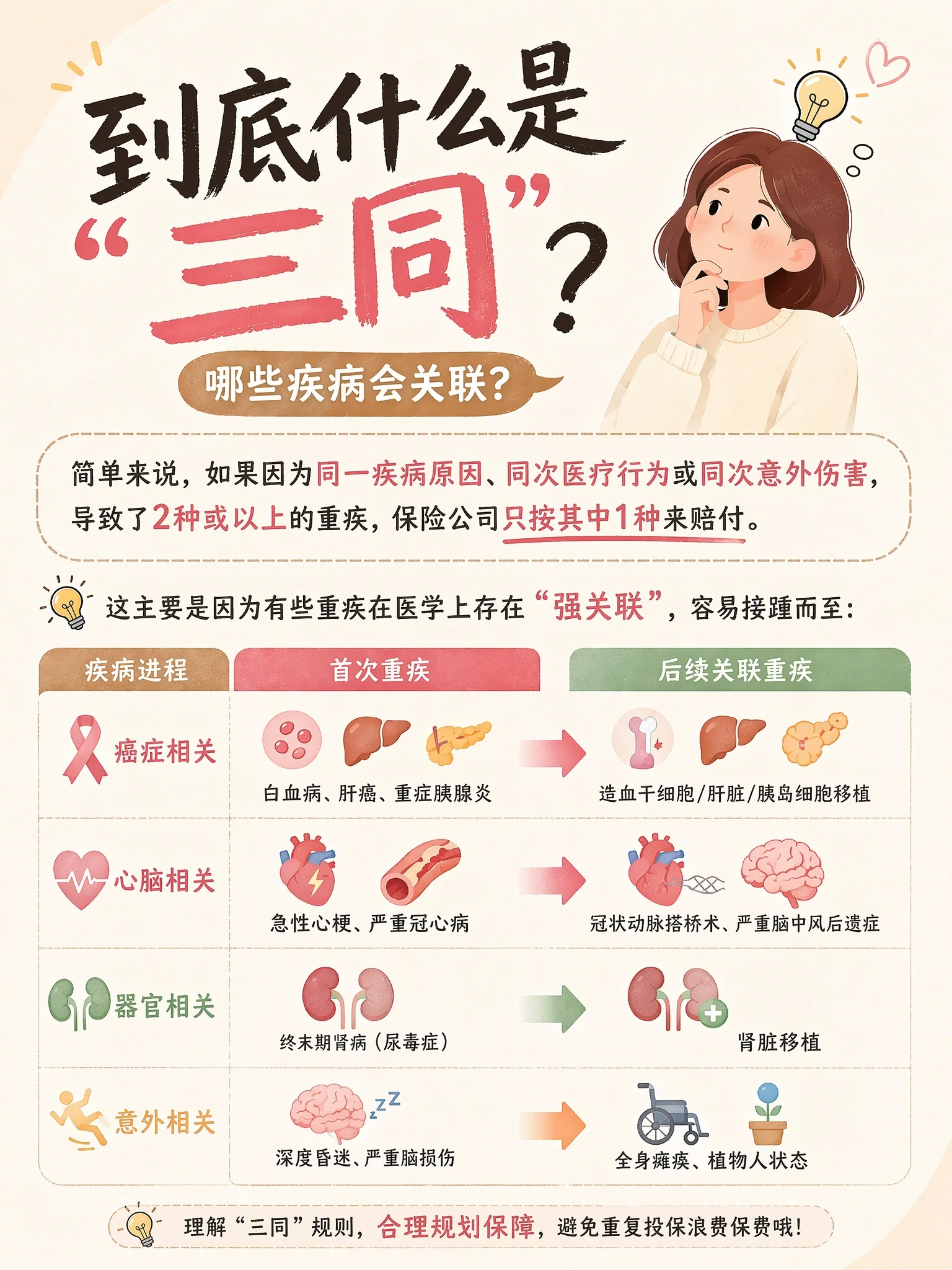 到底什么是三同？哪些疾病会关联