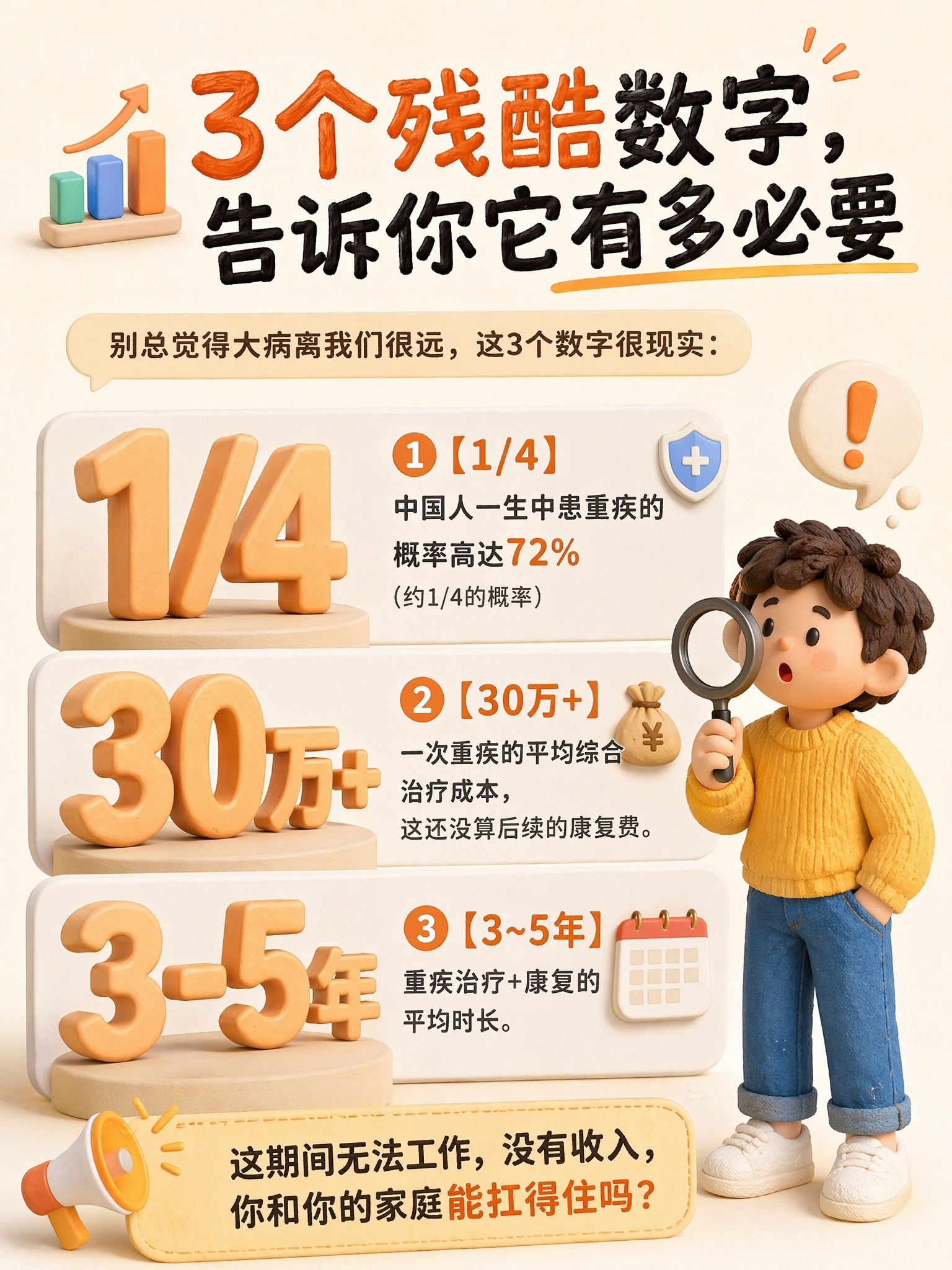 3个残酷数字
