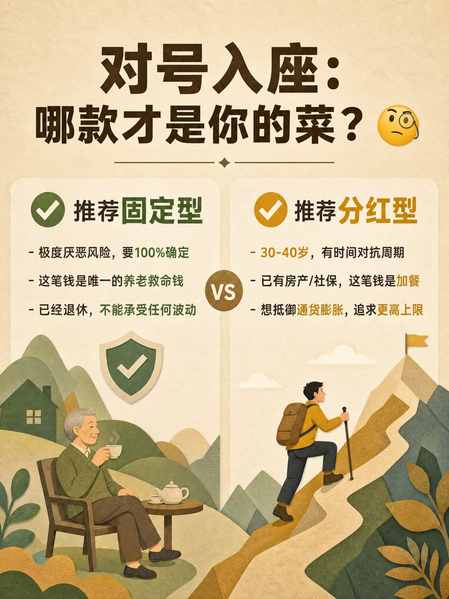 适合方案