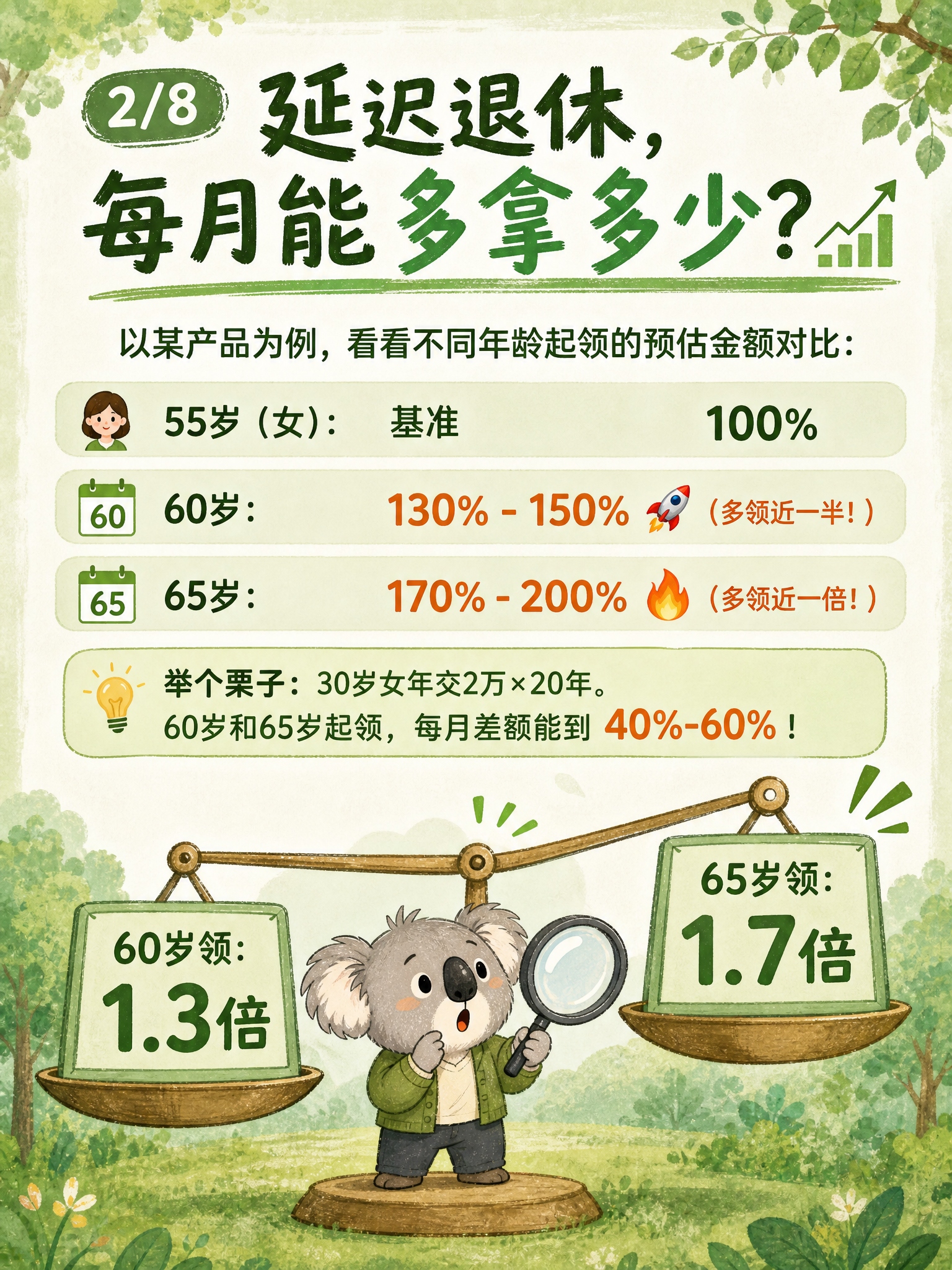 领取金额对比