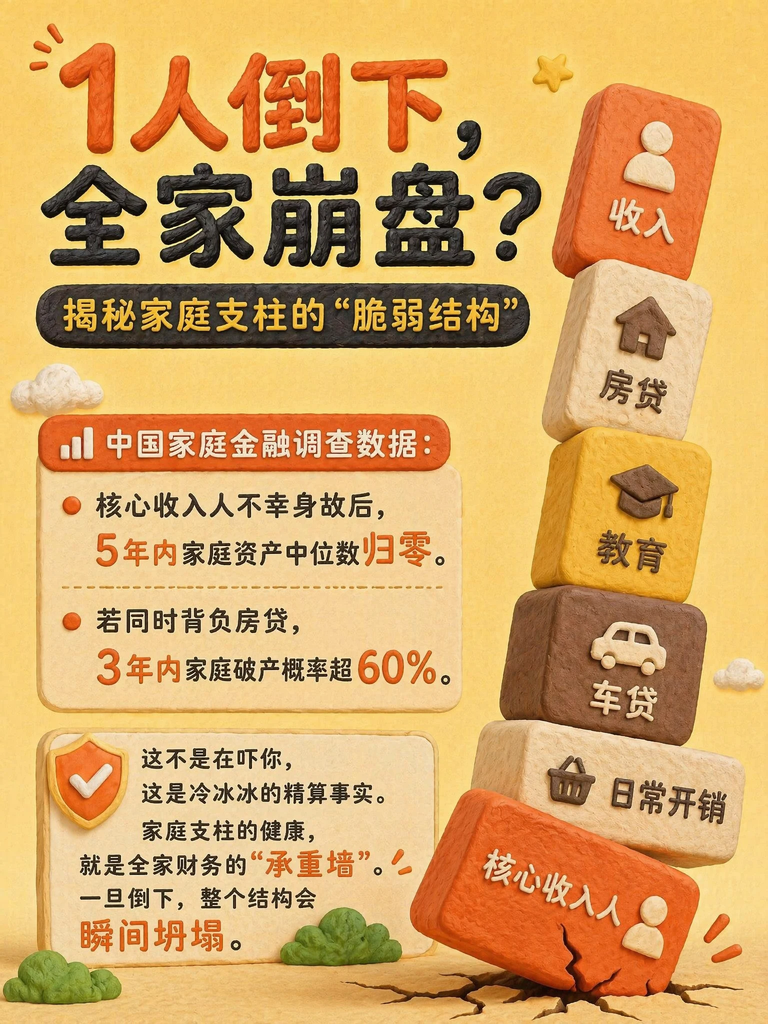 一人倒下全家宕机