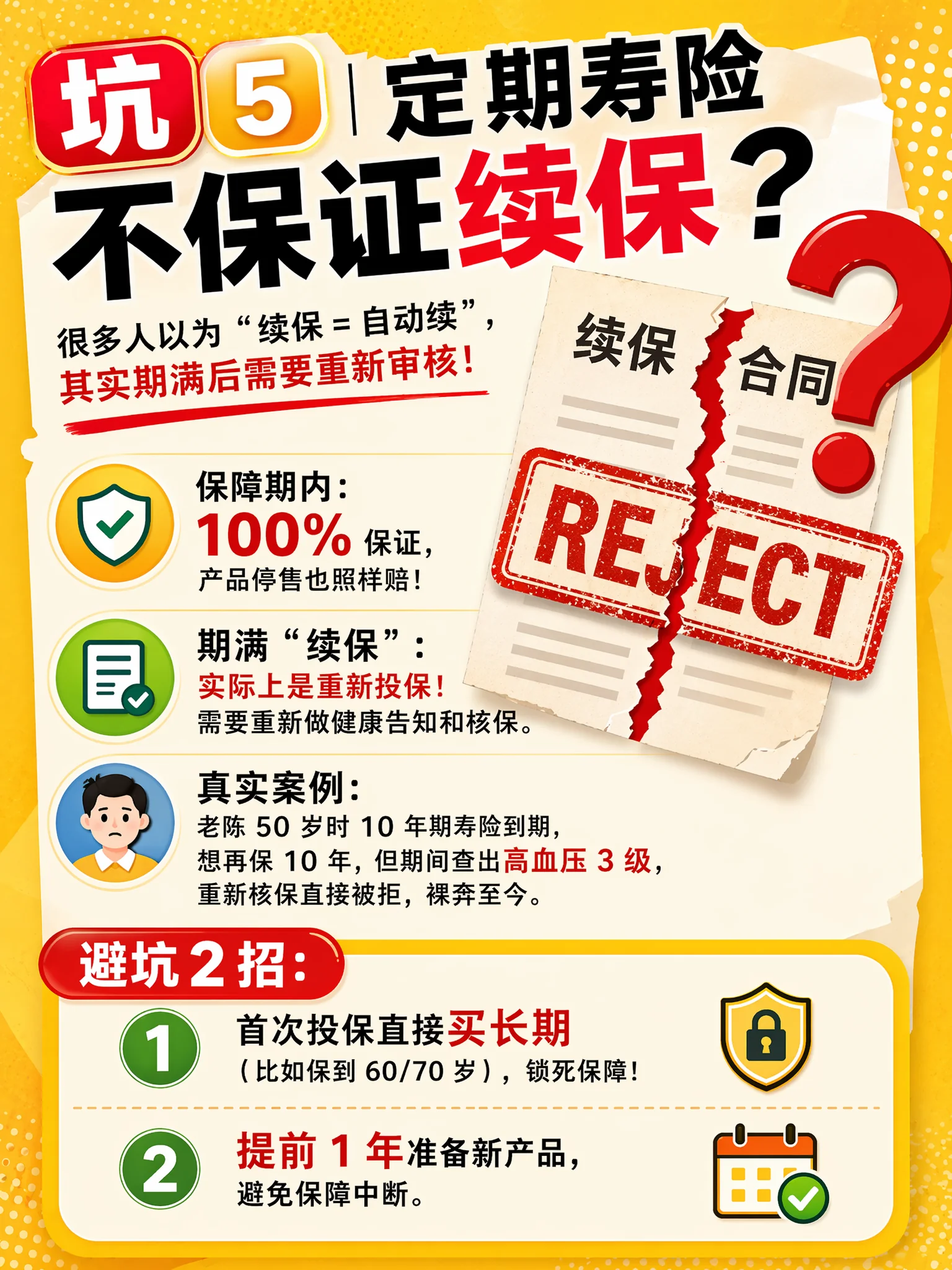 续保不等于自动续 - 期满需重新审核